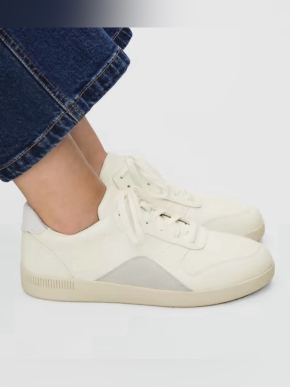 Tread by Everlane White Leather Low-Top Men's court Sneakers size 11